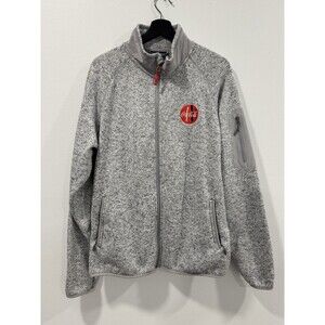 Fossa Mena Sweater Full Zip Jacket Pockets Coca-Cola Grey XL